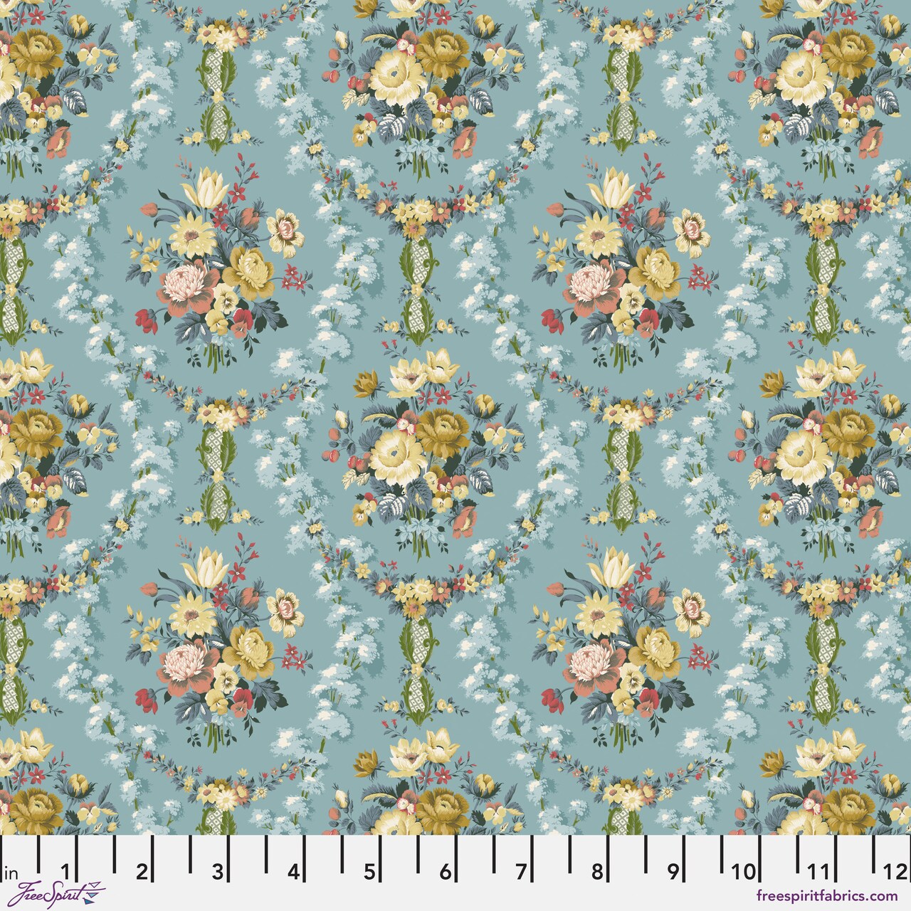 Chatsworth Small in Mineral (pwsa073.mineral) | Country Romance | Sanderson | Free Spirit